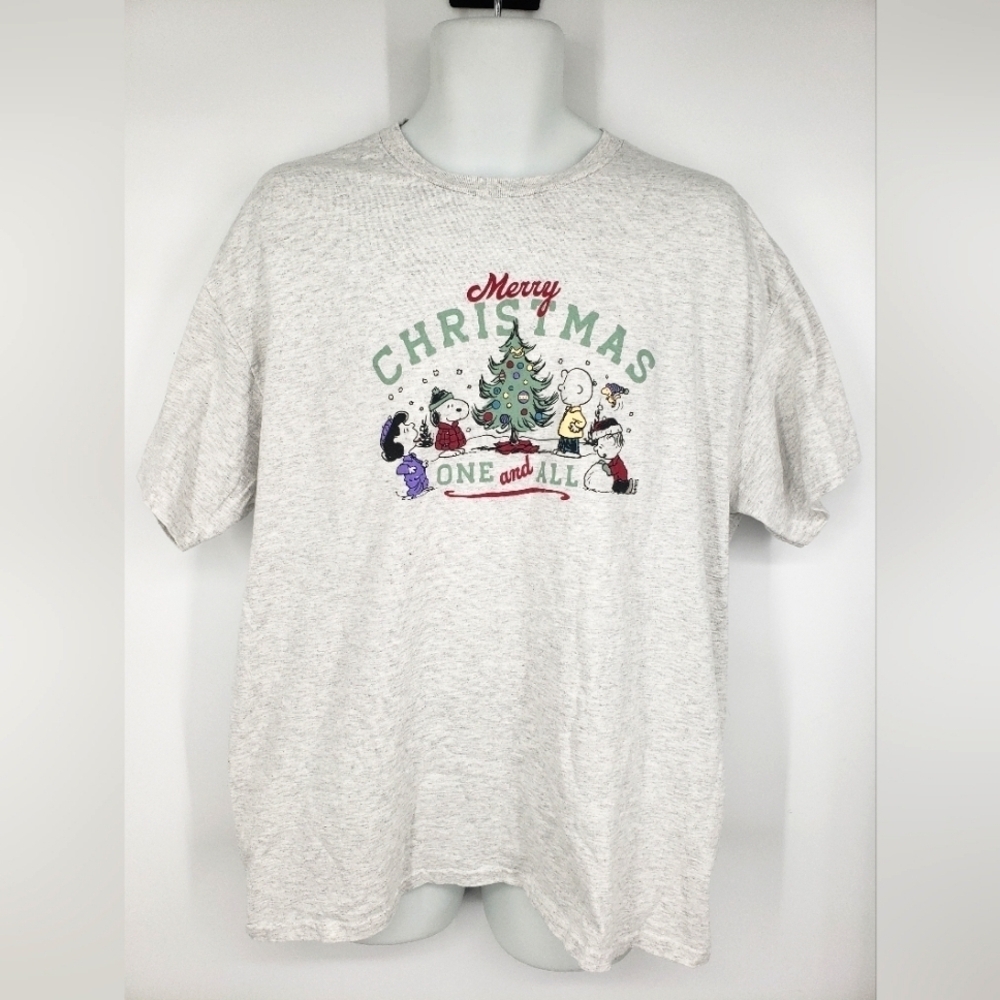 Collections Etc T Shirt Adult XL Merry Christmas One All Short Sleeve
